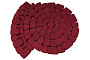 Плитка тротуарная SteinRus Классико, Native, винный, толщина 60 мм
