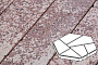 Плитка тротуарная Готика, City Granite FINERRO, Полигональ, Сансет, 893*780*80 мм