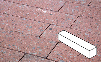 Плитка тротуарная Готика, Granite FINO, Ригель, Травертин, 360*80*100 мм