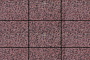 Плитка тротуарная Квадрат (ЛА-Линия) Б.1.К.6 Гранит+ красный с черным 300*300*60 мм