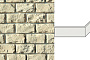 Облицовочный камень White Hills Шеффилд угловой элемент цвет 435-15, 6,5*17,5; 2,5*12,5 см