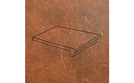 Клинкерная ступень флорентинер ABC Granit Rot, 335*310*10 мм