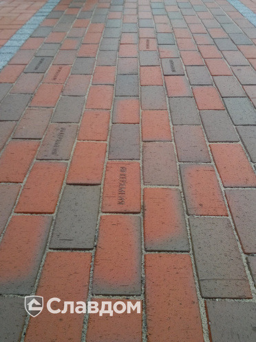 Тротуарная клинкерная брусчатка Керамейя БрукКерам Магма Диабаз, 200*100*45 мм
