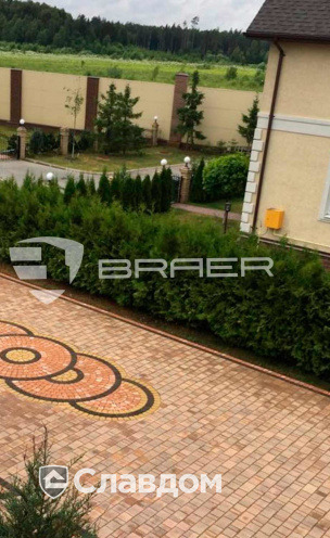 Тротуарный бордюр BRAER БР 100.20.8 коричневый, 1000*80*200 мм